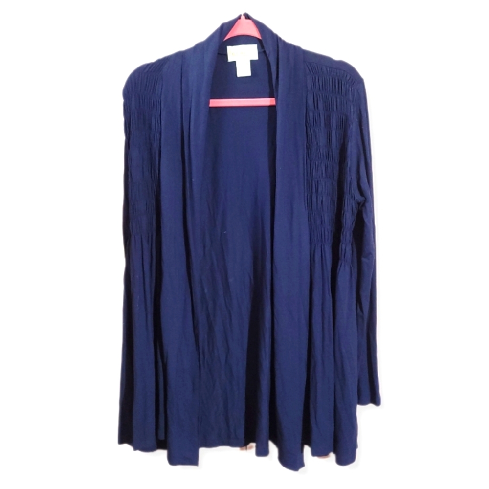 Geri C new york soft blue cardigan sizes L